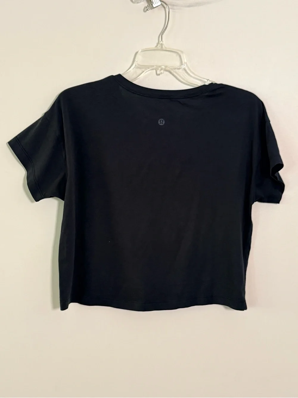 Lululemon Black Fast And Free Race Length Cropped Top, SIZE S, See Description - Picture 6 of 6